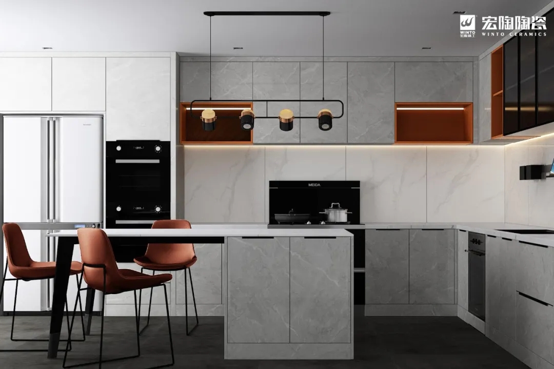 尊龙凯时官网版登录和璧岩通体大理石瓷砖效果图四