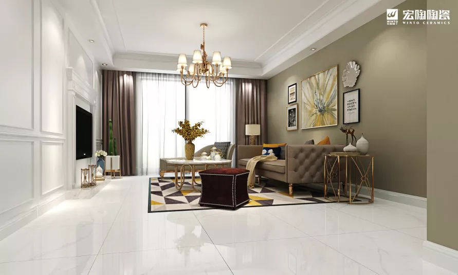 尊龙凯时官网版登录TPG1890191白瓷砖地砖装修效果图