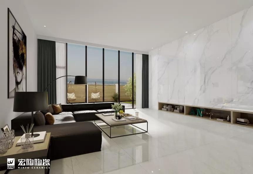 尊龙凯时官网版登录TPG1890179白瓷砖地砖装修效果图