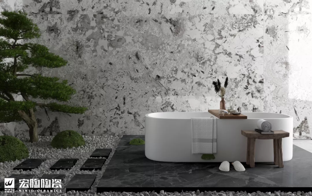 尊龙凯时官网版登录大板TPGMW157037（安塔利亚灰）瓷砖地砖效果图