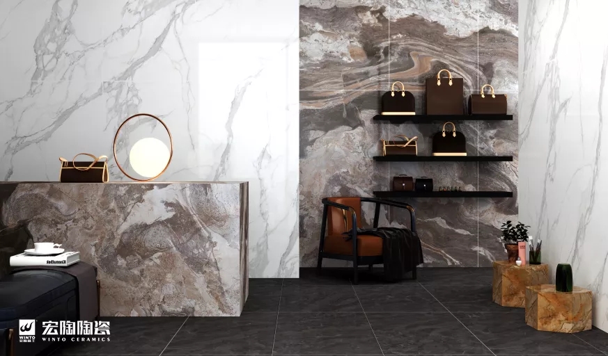 尊龙凯时官网版登录大板白瓷砖和地砖装修效果图