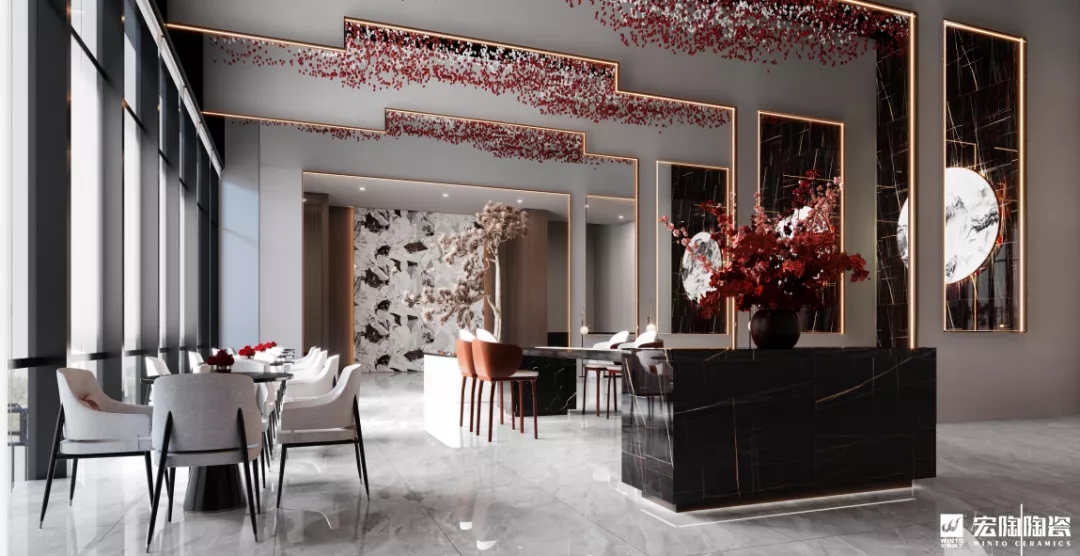 尊龙凯时官网版登录地砖餐厅装修效果图