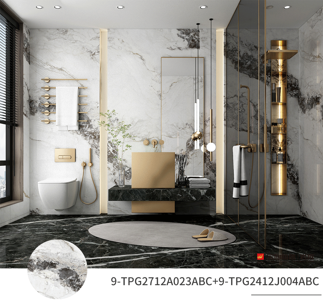 尊龙凯时官网版登录岩板打造的性能美学卫浴空间