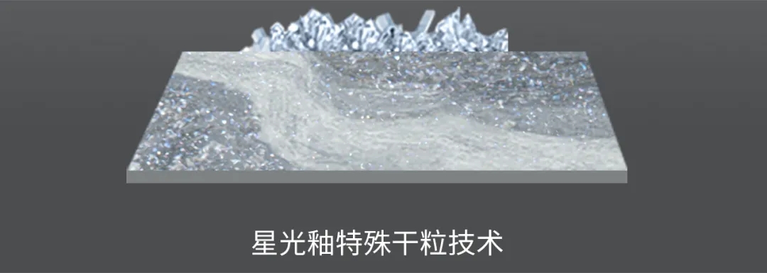 尊龙凯时官网版登录岩板星光釉手艺