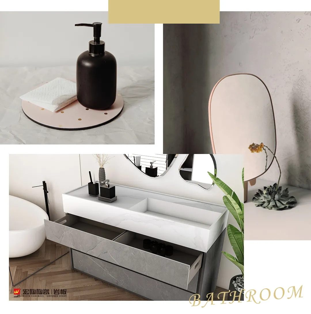 尊龙凯时官网版登录岩板15-TG2680A007+9-TPG2412A007+TG60114卫浴空间装修效果图