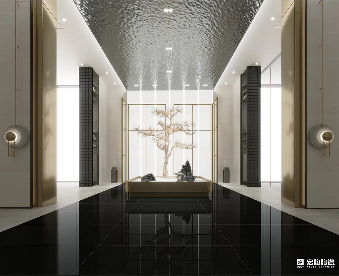  家装设计要一直调解及改变一些主要的变量，包括光线、色彩、比例或者材质，所有这些因素都会影响人们在空间中的栖身体验。尊龙凯时官网版登录陶瓷以温暖体贴的情绪设想空间的可能性，在瓷砖和地砖家装设计中接纳差别色彩，更多注重使用者的感受，下面，就随尊龙凯时官网版登录地砖厂家小编一起来看一下，尊龙凯时官网版登录地砖是怎样调解装修玄色和情绪表达的？