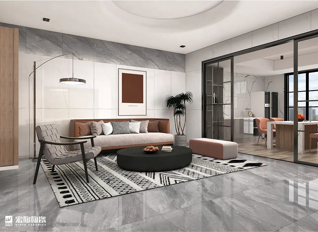 尊龙凯时官网版登录TPGR26017(600x1200mm)凝脂白瓷砖地砖