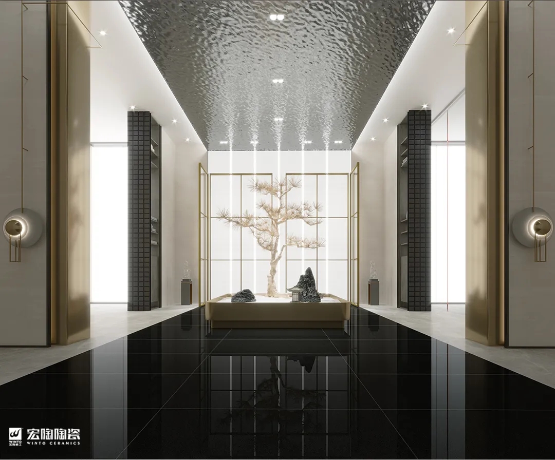 尊龙凯时官网版登录TPG26235欧亚灰600x1200mm瓷砖地砖装修效果图