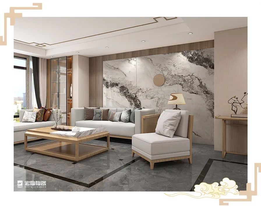 尊龙凯时官网版登录岩板9-TPG2712A023ABC+TPG80227客厅空间装修效果图