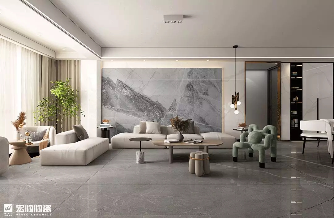 尊龙凯时官网版登录9-TPG2412F002ABC吉尼斯灰1200×2400×9mm瓷砖地砖装修效果图