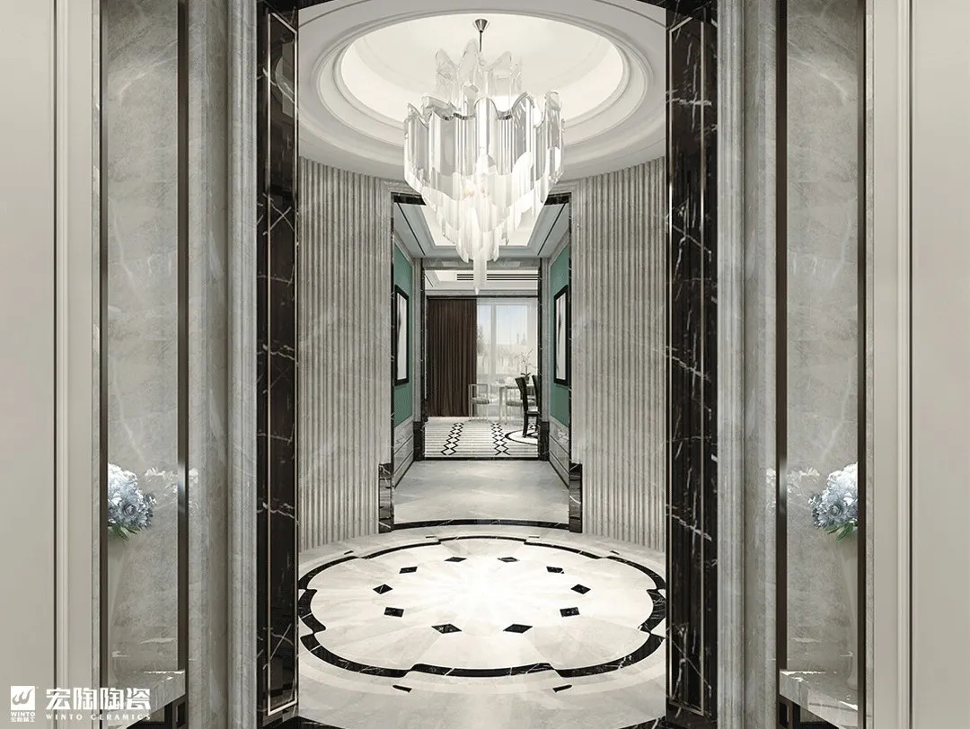 尊龙凯时官网版登录夜飘雪TPGM80006瓷砖地砖装修效果图 