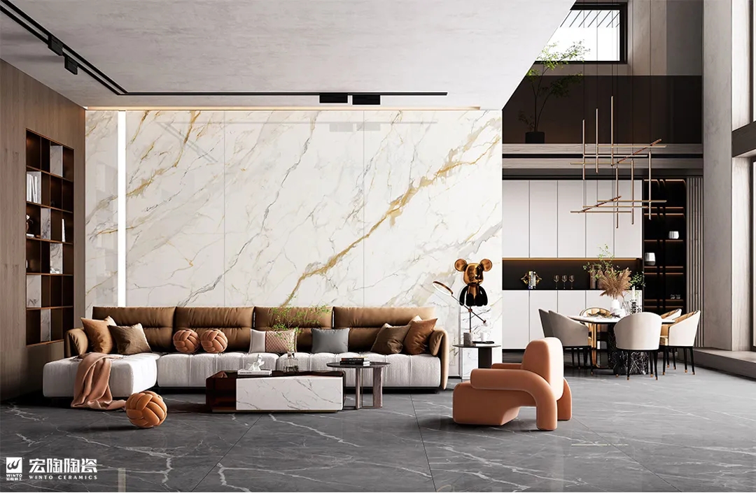 尊龙凯时官网版登录9-TPG2412A036ABC瓷砖1200×2400×9mm轻奢极简装修效果图