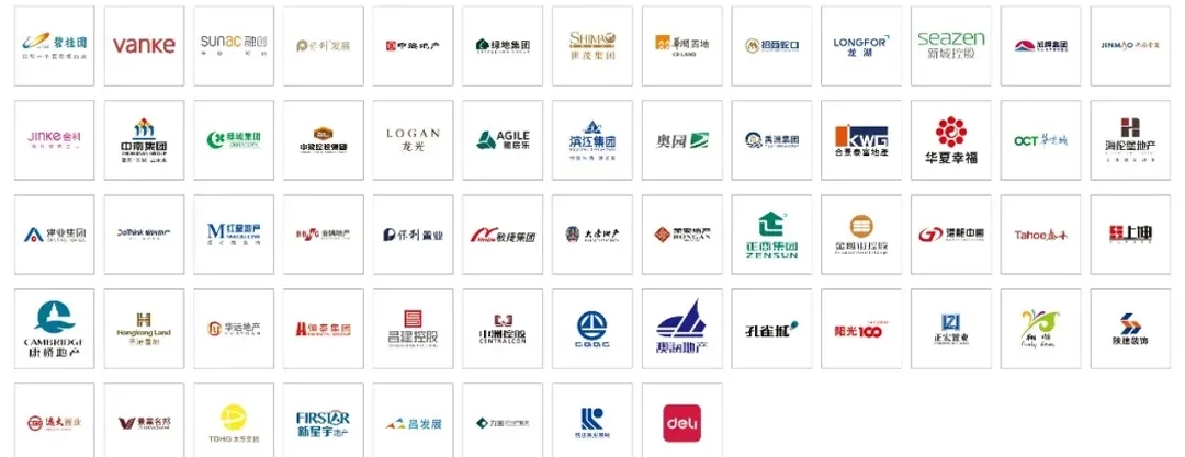 尊龙凯时官网版登录地砖部分百强房企战略相助同伴图