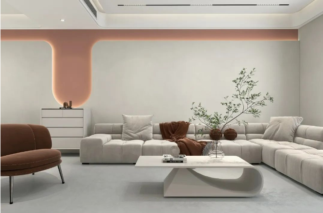 尊龙凯时官网版登录客厅质感砖效果图