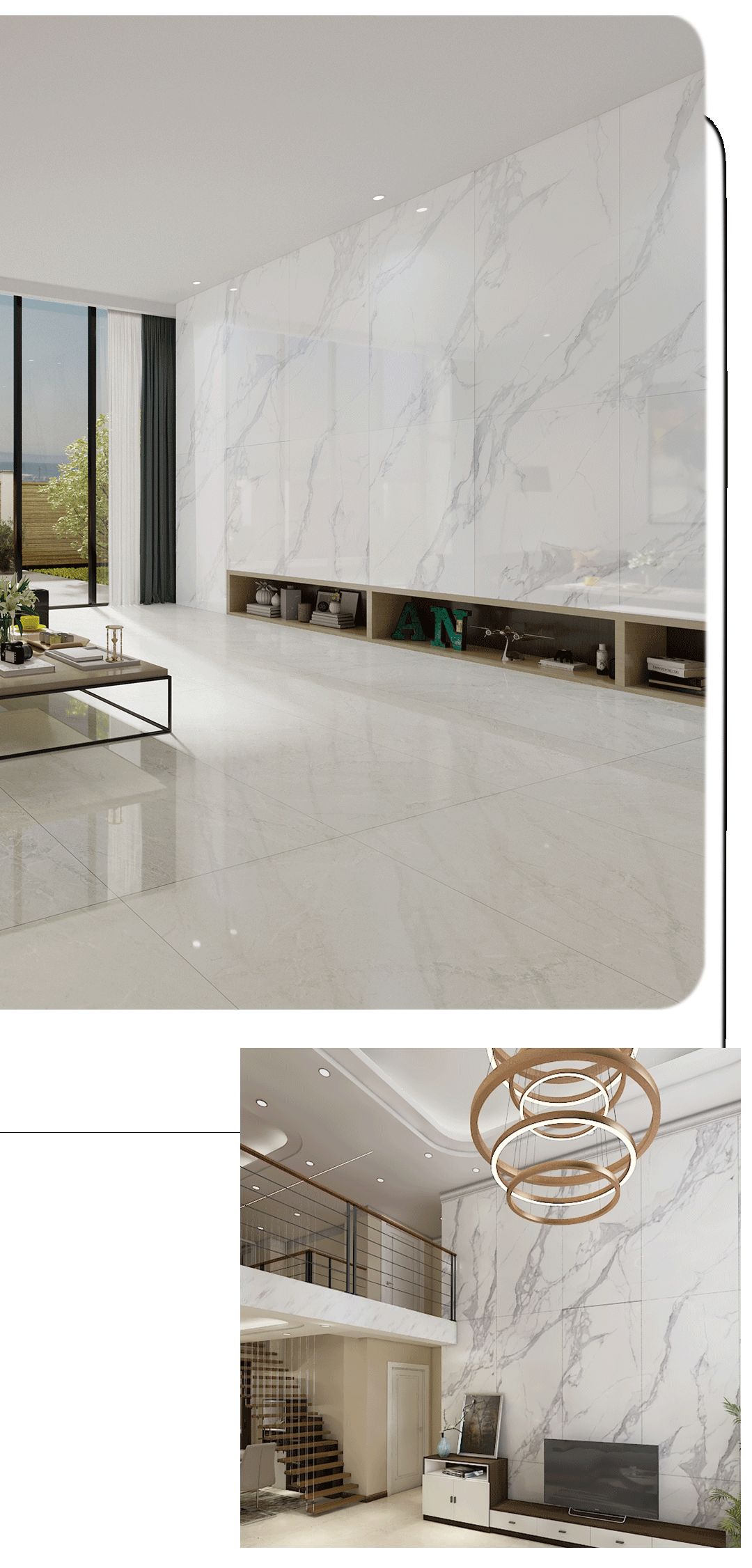 尊龙凯时官网版登录900x1800mm陶瓷大板柏斯高灰装修效果图