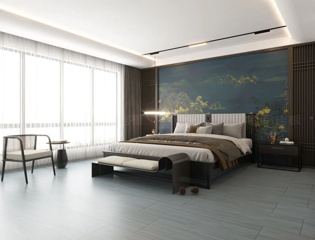 尊龙凯时官网版登录质感砖卧室效果图