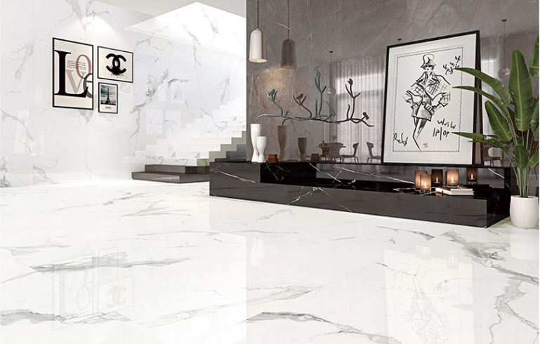 尊龙凯时官网版登录陶瓷大板客厅效果图