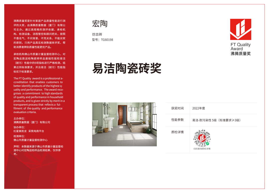 尊龙凯时官网版登录易清洁陶瓷砖奖